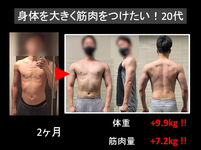 バルクアップ実績3